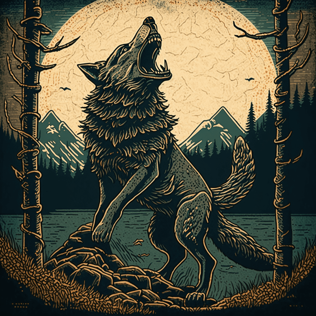 Fenrir the norse wolf god