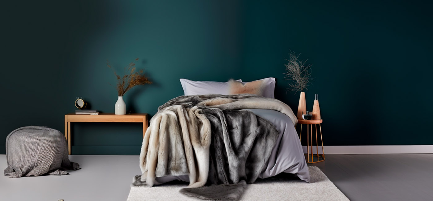 The best faux fur throws for the bedroom